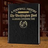Signature gifts Alabama College Football Newspaper History Book - Last Minute Gift - A3 Large Deluxe Hardcover - College Football Fan, Alumni, Students Keepsake Gift (Alabama Crimson Black)