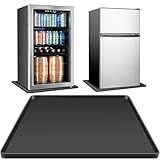 Mini Fridge Silicone Mat with Raised Edges, 24''x24''x0.5'', Prevent Water Leakage and Floor Damage from Elecrical Equipment such as Washing Machines, Dryer, Mini Fridge, Wine Cabinet.