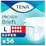 TENA ProSkin Unisex Adult Diapers with Tabs, Maximum Absorbency, Large, 56 ct