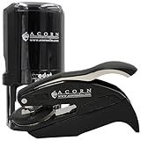 Hybrid Corporate Seal and Stamp with Star Package - Self-Inking Seal and Embossing Tool for Personalized Business Documents - 1-5/8 Size Custom Business Seal for CEOS and Corporate Archivists