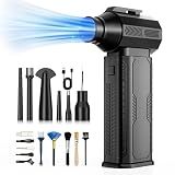 ZOAIVR Compressed Air Duster, 130,000RPM Ultra-Powerful Electric Air Duster