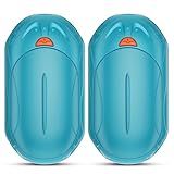 AI Hand Warmers Rechargeable 2 Pack, 20Hrs Long Safe Heat, AI Smart Chips Electric Hand Warmers, Portable Pocket Heater, Gifts for Christmas, Outdoor, Golf, Hunting, Camping Accessories-Sky Blue