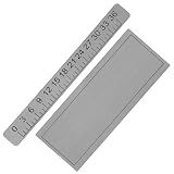 Nuanchu 39 Inch Fish Ruler and Helm Station Pad with Adhesive Backing 36 x 14 Inch Non-Slip EVA Foam Boat Standing Mat Fishing Measurement Tool for Kayak, Sea Deck, Pontoon, RV Floor