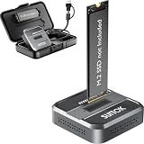 SUITOK M.2 NVMe SATA SSD Reader with Protective Case 10Gbps Triple Cooling