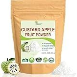 Indus Farms Custard Apple (Sitaphal) Fruit Powder | Sugar Apple Fruit Powder for Smoothies, Milkshakes, Desserts & Baking | 100% Natural, No Refined Sugars, Vegan Tropical Ingredient, 1 LB