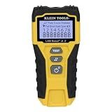 Klein Tools VDV526-200 Cable Tester, LAN Scout Jr. 2 Ethernet Tester for CAT 5e, CAT 6/6A Cables with RJ45 Connections