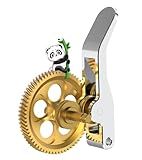 BIQU Panda Claw Upgraded Extruder Brass Gear Compatible with Bambu-Lab A1/A1 Mini 3D Printers, Golden RNC Nano Coating Hardened Tool Steel Extruder Gear