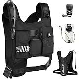 OUTSKIRT Running Hydration Vest Backpack, Lightweight Adjustable Chest Pack with 2L Water Bladder Bag, Hydration Chest Bag for Hiking, Cycling, Hunting and Climbing for Women Men