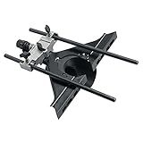 DEWALT Universal Router Edge Guide with Dust Collection, Fine Adjustment, Vacuum Adaptor (DW6913)