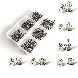 Easycargo 72pcs M2 Graphic Card Heatsink Screw Mounting Kit, GPU Spring Screws, Graphics Card Back Plate Heatsink Screws Heat Sinks Fastener