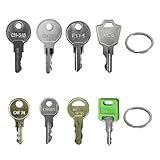 8 Pentesting Master Key Set, MK9901 CH751 CH501 CH545 A126 84 16120 E114 CAT 74 RV Compartment Cargo Key