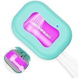 MONESAO Toothbrush Sanitizer Case, Toothbrush Covers with Holder, Rechargeable Travel Home Toothbrush And Holder, Cleaner Case for All Electric And Manual Toothbrushes (Blue)