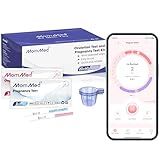 MomMed Pregnancy Test Strips (HCG20-LH60), Includes 20 Pregnancy Tests, 60 Test Strips, 80 Urine Cups, Easy to Use Ovulation Predictor Kit, Accurate Fertility Test for Women
