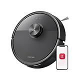 roborock Q7 M5 Robot Vacuum and Mop Combo, 10,000Pa HyperForce Suction, Robotic Vacuum Cleaner, Dual Anti-Tangle System, APP-Controlled Mopping, LiDAR Navigation, for Pet Hair and Carpet, Black