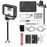 Yahboom K230 AI Development Board 1.6GHz High-performance chip/2.4-inch Display/Open Source Robot Maker Python, Supports AI Visual Recognition CanMV Sensor (with Heightened Bracket)