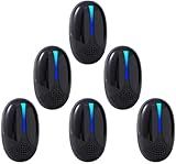 2026 Upgraded Ultrasonic Repeller Pest Indoor, Mouse Traps Repellent Insect Plug in, Pest Control Ant,Roach,Rodent, Mouse, Bugs, Mosquito, Spider, for Home, Office, Warehouse 6 Packs, Black