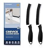 Cleangor Crevice Cleaning Brushes, Cleaner Scrub Brush Tool for Hard to Reach Tight Space, Home Essentials, Cleaning Supplies for Shower, Bathroom, Kitchen, Toilet, Window