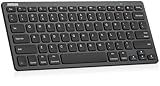 Arteck Compact Wireless Bluetooth Keyboard for iPad Tablet iPhone PC Black