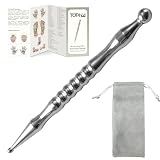 Acupuncture Pen, Premium Stainless Steel Acupressure Pen for Muscle Tension Pain Relief, Trigger Point Massage Pen Manual Reflexology Tool