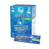 Spatone Natural Liquid Iron Supplement Plus VIT C for Women - Men & Kids Ages 4+ - Ideal During Pregnancy - Easily Absorbed & Gentle - Vegan - Apple Flavor - 28-Day - 5mg of Iron Per 20mL Sachet