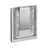 VULKIT Money Clip Stainless Steel Cash Holder EDC Accessories Men's Money Clips