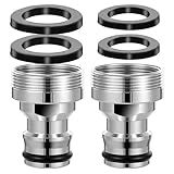 2 Pack Dishwasher Faucet Adapter Dishwasher Snap Adapter Connection Portable Washer Faucet Snap Adapter Connection Accessories Portable Dishwasher Washing Machine to Sink