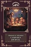 DND 5E Character and Adventure Journal: Ultimate RPG Campaign Companion with Character Sheets, Story Design, Mini Item Shop, Dungeon Builder, and ... - Campaign Tools, & Quick Rules Reference.