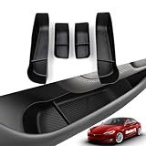 Jaronx Compatible with 2021-2026 Tesla Model S Door Side Pockets Organizer