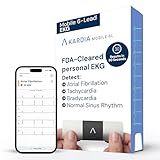 KardiaMobile 6L EKG Monitor, Medical-Grade, FDA-Cleared Heart Monitor, 6 Views of The Heart, Results in 30 Seconds, Unlimited Recordings, Works with Smartphones, HSA&FSA Eligible, Pocket-Size