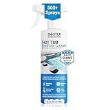 Bio Ouster Hot Tub Surface Cleaner - Hot Tub Cleaner for Inside Surface & Shell - for Standard and Inflatable Spas - Removes Dirt and Grime for a Sparkling Shine - Made in USA (16oz)