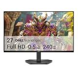 Dell 27 240Hz Gaming Monitor - SE2726HG - 27-inch FHD (1920x1080) Display, in-Plane Switching (IPS) Technology, AMD FreeSync Premium, TÜV 3-Star, 2X HDMI, DisplayPort 1.4, Tilt