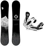 System MTN Snowboard with Summit Bindings Men's Snowboard Package (159 cm)