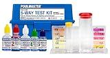 Poolmaster 5-Way Pool & Spa Water Test Kit with Liquid Reagents