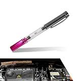 Dogary Spark Ignition Tester Pen, Non-disassembly Testing Spark Plug Tester with Wider Slotted End, Faults Diagnostic Tool with Portable Pen Clip, Universal Wires Coil Detection Tool (Transparent)