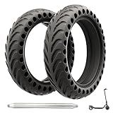 NAIXTYRE 8.5x2 '' inchs Solid Tires for Electric Scooters,This Solid Tire is compatible with Xiaomi m365/Mijia Mi m365 Pro/GTRAX GXL V2/GTRAX XR and All 8 1/2 x2/50/75-6.1 Scooters Tire,（2PCS）