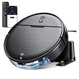 Robot Vacuum and Mop Combo, 2 in 1 Robotic Vacuums Cleaner with WiFi/App, Robot Vacuum with Water Tank, Strong Suction, Schedule, Self-Charging, Quiet, for Hard Floor, Pet Hair, Low Pile Carpet