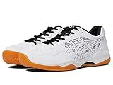 ASICS Men's Gel-RENMA Indoor Shoe, 10.5, White/Black