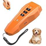 RUIMITIYA Dog bark Deterrent Device,Ultrasonic Anti Barking, Rechargeable Anti-Barking Device for Dogs Safe & Effective Portable Anti Barking Safe and Effective for Indoor and Outdoor use - (Orange)