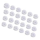 C&AHOME 24pcs Wire Cube Plastic Connectors for Cube Storage Modular Closet Organizer and Metal Grid Shelving Unit White