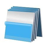 Tynulox 5PCS 6061 Aluminum Sheet Metal 1/4" x 4" x 4", Aluminum Plates Covered with Protective Film, Heat Treatable Aluminum Flat Bar for DIY Craft, Industry