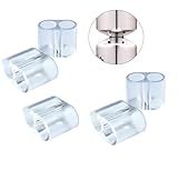 AmeriCan Goods 5/Pk Dental VPS Impression Material Transfer Connector 1:1 Reusable Clear Plastic (CC-IMP)