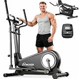 ANCHEER Elliptical Exercise Machine Foldable Elliptical Trainer 16" Stride