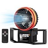Portable Photography Fan Blower,Powerful Wind Stage Effect with 10 Level Adjustable Wind,for Fashion Portrait Photo Shooting,Weddings,Photography Teams,Outdoor Events,Creators,Including Batteries