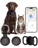 GPS Tracker for Dogs, Smart Dog Tracker with Real-Time Location, for Android and iPhone No Monthly Fee & No SIM Card- Pet Location Tracker with Holder, IP68 Waterproof, Indoor & Outdoor Pet Safety Use