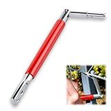 groword T-post Clips Tool 2025 New, Fixing Fence Clip and Wire Steel Bender T-post Handheld Twisting Tool, Multi Functional Bender