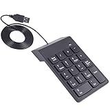 Kadaon Numeric Keypad,USB Keypad, USB 18 Key Number Numeric Keypad Keyboard for Laptop/Notebook PC Computer