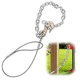 Fence Post Puller Tool with Galvanized Aircraft Cable & 1/4" Chain – Heavy-Duty Stump & Fence Post Remover Works with Jack or Lever to Extract 4x4 Posts (Even Broken) for Fence Repair & Replacement