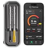 CHEF iQ Sense [2025 Model] | Smart Wireless Meat Thermometer | 2 Ultra-Thin Probes | WiFi Unlimited Range | 1000°F Heat Safe | 5 Sensors | BBQ, Grill, Oven, Smoker, Air Fryer | Gen3