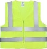 Neiko High Visibility Safety Vest ANSI Class 2, No Pocket, Neon Yellow, Extra-Large (XL)