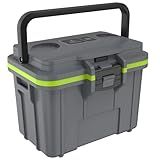 Pelican 8QT Personal Cooler & Dry Box (Dark Grey/Green)